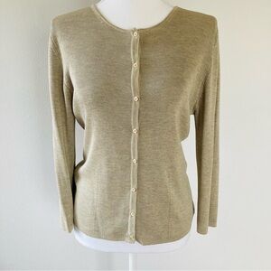 Banana Republic Beige Knit Cardigan
100% Silk